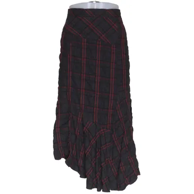 Jupe (Gris, Rouge) de Gelco Élasthane, Polyester, Viscose