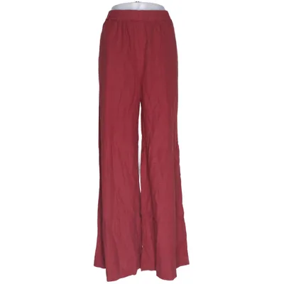 Pantalon patte d'éléphant (Rouge) de Costes Lin, Polyester, Viscose