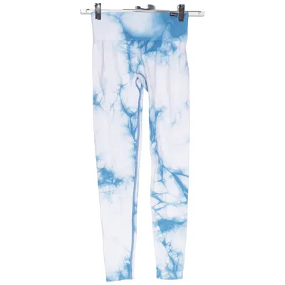 Collants de sport (Bleu, Blanc) de Oace Élasthane, Polyamide