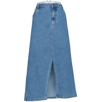 Spijkerrok (Carsiri Front Slit Skirt) van ONLY Carmakoma Katoen, Elastaan, Polyester
