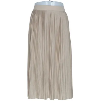 Långkjol (Beige) från VILA Polyester, Viskos