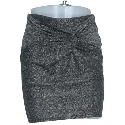 Skirt (Gray) from Chloe & Katie Elastane, Metallic fiber, Polyester