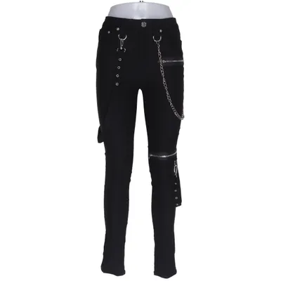 Broek (Zwart) van Killstar Elastaan, Polyamide, Viscose