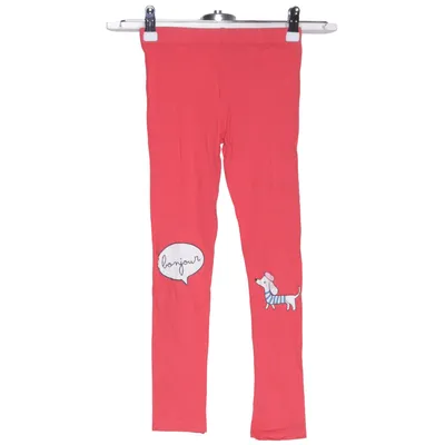 Leggings (Röd) från Girls Bomull, Elastan