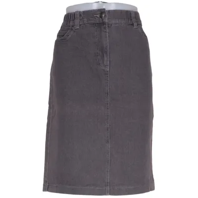 Jeanskjol (Grå) från Amalia Bomull, Elastan, Polyester