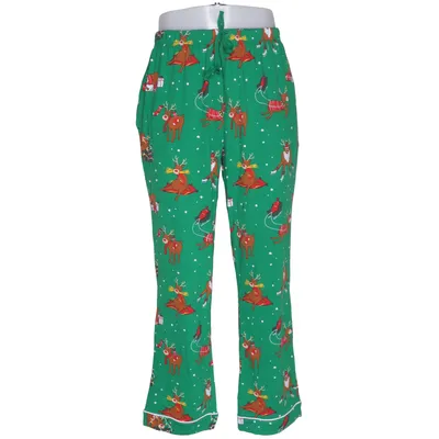 Pyjamasbyxor (Grön, Röd, Vit) från Silly Santa Bomull, Elastan