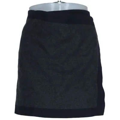Skirt (Gray, Black) from KOOKAI Polyester, Viscose, Wool