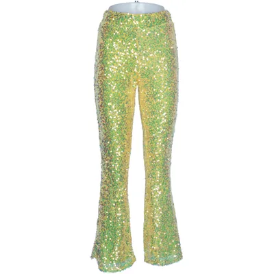 Broek (Aya Sequin Trousers) van HUNKØN Elastaan, Polyester, Viscose