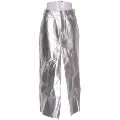 Långkjol (Silverfärgad) från Perfect Jeans Gina Tricot Bomull