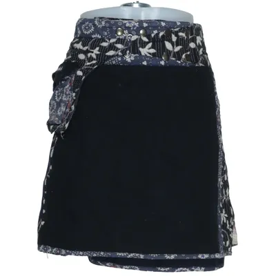 Wrap skirt (Black, Blue, Multicolored) from Moshiki