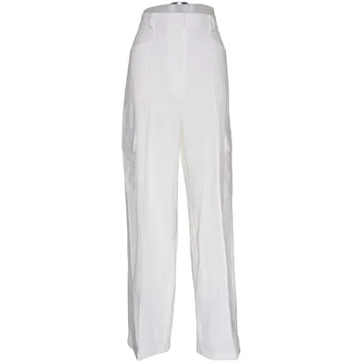 Cargo pants (White) from Hoss x NA-KD Polyester