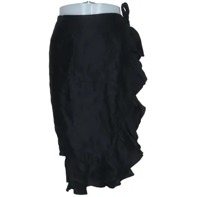 Wrap skirt (Black) from Blanche Acetate, Linen, Viscose