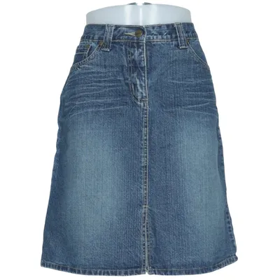 Denim skirt (Blue) from Emonite Cotton