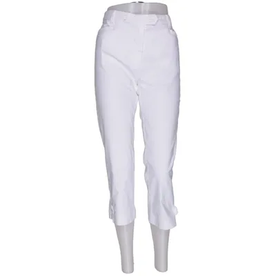 Driekwart broek (Wit) van Trofé Elastaan, Polyester, Viscose