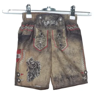 Lederhosen (Brun, Flerfärgad) från Alpin Polyester