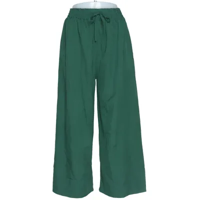 Palazzo pants (Green) from Defox Cotton, Polyamide