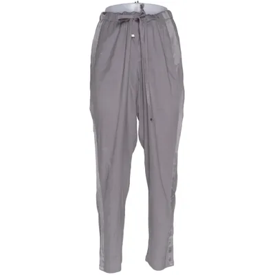 Byxor (Grå) från Les Copains Acetat, Elastan, Skinn, Polyester