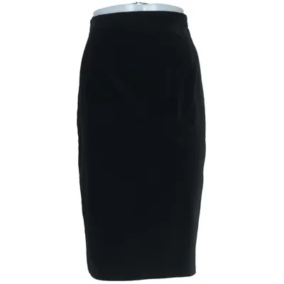 Bleistiftrock (Schwarz) von GR Design Baumwolle