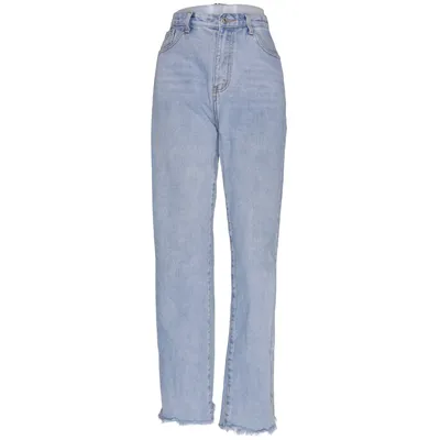 Jeans (Blue) from Momokrom Cotton, Polyester, Viscose