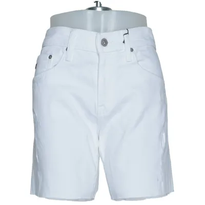 Short en jean (Blanc) de Adriano Goldschmied Coton, Polyuréthane