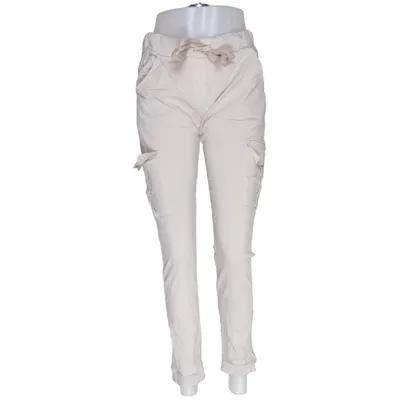 Cargo pants (Beige) from Marta Elastane, Polyamide, Viscose