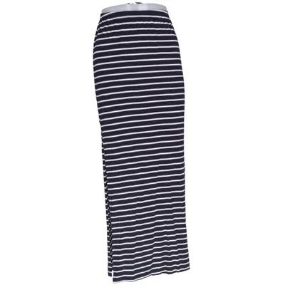 Maxi rok (Zwart, Wit) van Noos Elastaan, Viscose