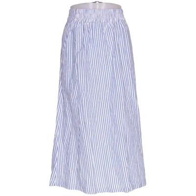 Långkjol (Blå, Vit) från Basic Apparel Ekologisk bomull