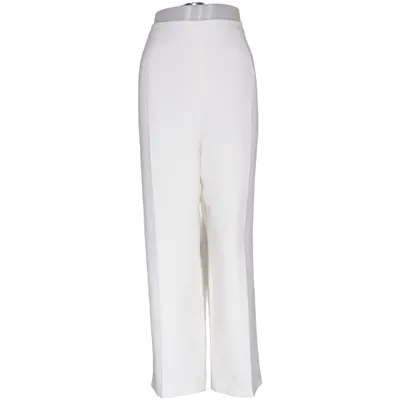 Pantalon patte d'éléphant (Blanc) de Eastex Polyester
