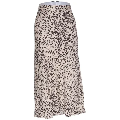 Maxi nederdel (Beige, Sort) fra Massimo Dutti