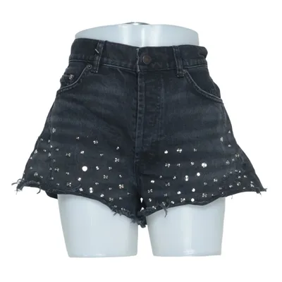 Denim shorts (Black) from The Kooples Cotton, Polyester