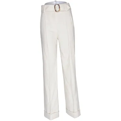 Bukser (Beige) fra Sézane Bomuld, Elastan, Polyester, Uld