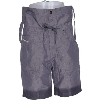 Short en jean (Gris) de Diesel Coton