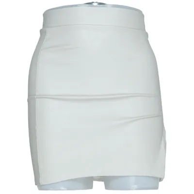 Nederdel (Beige) fra Missy Empire Elastan, Polyester