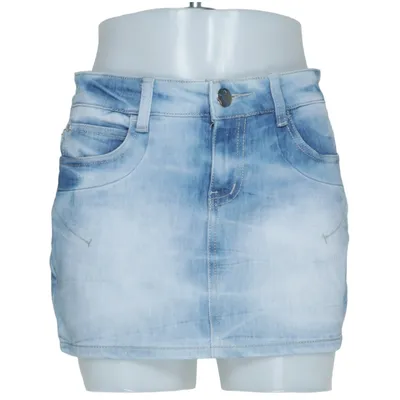 Jupe en jean (Bleu) de Revers Jeans Coton, Élasthane