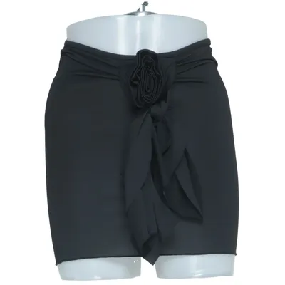 Jupe portefeuille (Noir) de Simmi Élasthane, Polyester