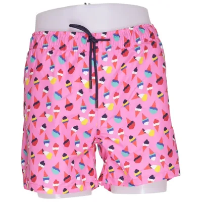 Badshorts (Rosa, Flerfärgad) från Happy Socks Polyester