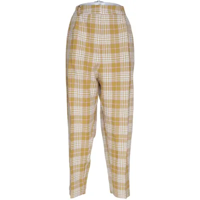 Byxor (Gul, Vit, Rosa) från ASOS Design Polyester, Viskos