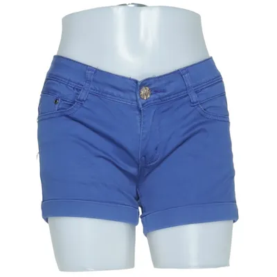 Denim shorts (Blauw) van R Jonaco