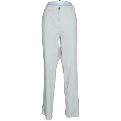 Chinos (Robell SONJA - lang buks med broderi lommekant - råhvid) from Robell Jeans Cotton, Elastane