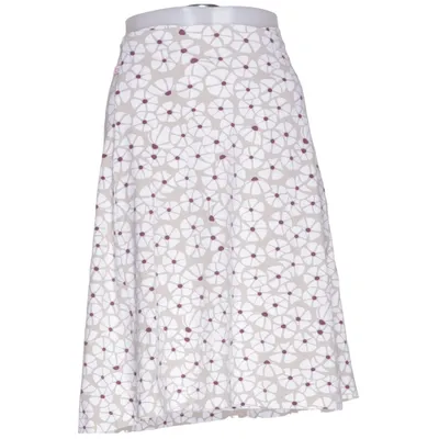 Slå om-nederdel (Hvid, Flerfarvet) fra Boob Maternity Wear Elastan, Viscose