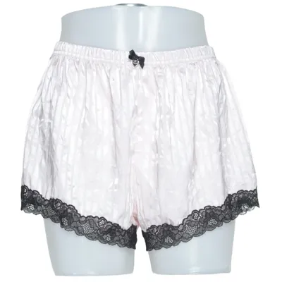 Short de pyjama (Rose, Noir) de Censored Élasthane, Polyester