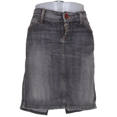 Jeansrock (Grau) von Benetton Jeans Baumwolle, Elasthan