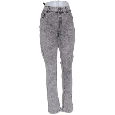 Jeans (Grå) från Janina Curved Bomull, Elastan, Polyester