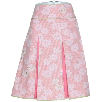 Kjol (Rosa, Orange, Flerfärgad) från By Groth Akryl, Bomull, Polyester