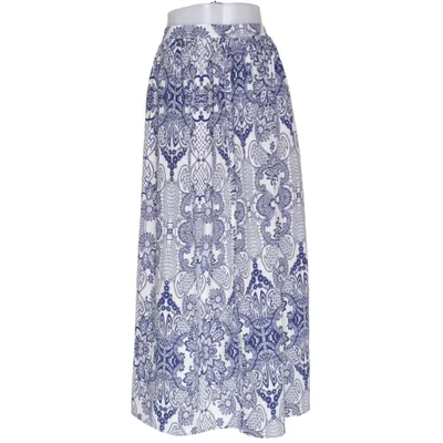 Jupe longue (Bleu, Blanc) de Atmosphere Polyester