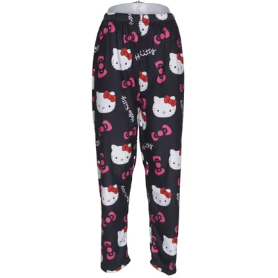 Pyjama broek (Zwart, Roze, Wit) van Hello Kitty Elastaan, Polyester