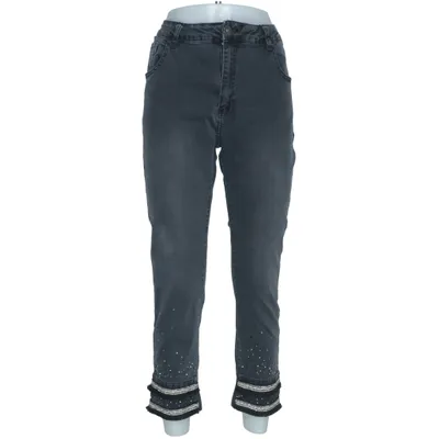 Jeans (Grå) fra Mozzaar Bomuld, Elastan