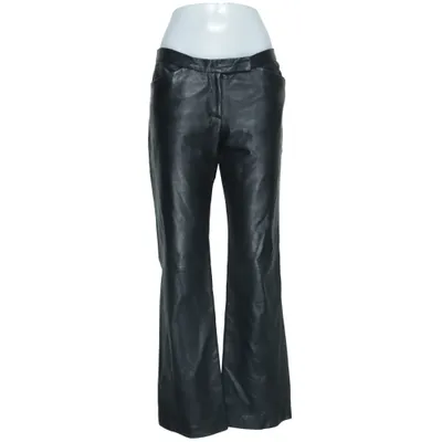 Leren broek (Zwart) van French Connection Leer, Polyester