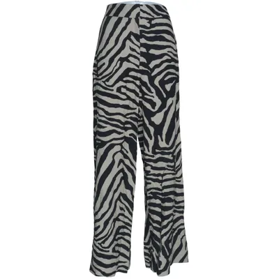 Palazzo pants (Beige, Black) from H&M Polyamide, Viscose