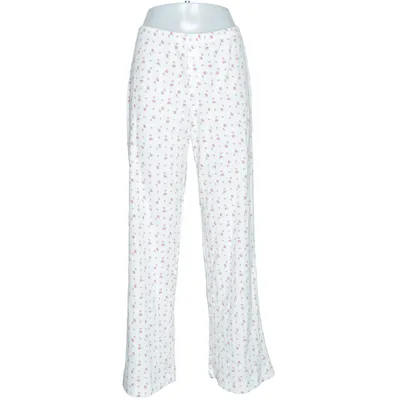 Pyjama broek (Wit, Roze, Groen) van Bik Bok Katoen, Gerecycled polyester